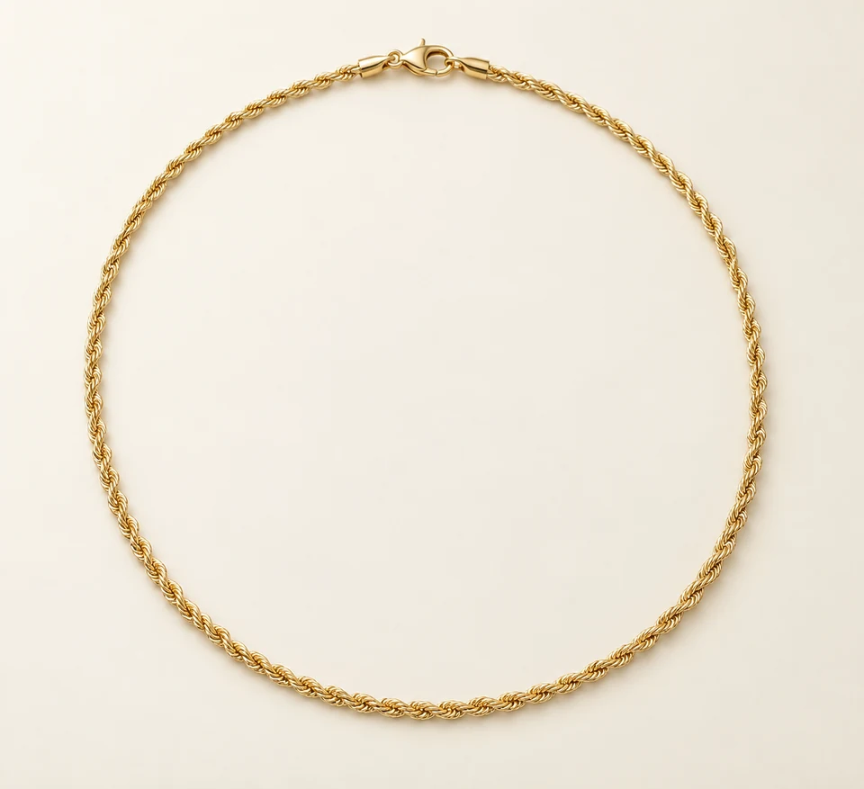 Cordón fino, cadena