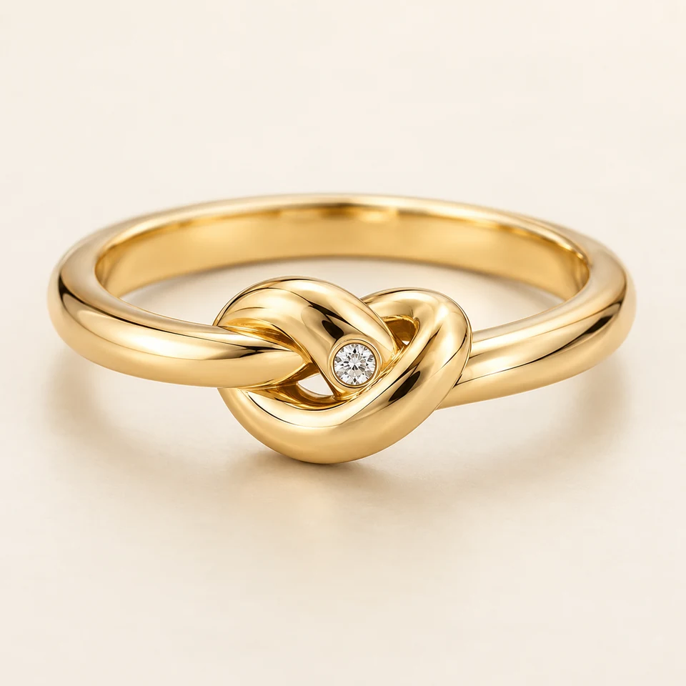 Nudo eterno, anillo