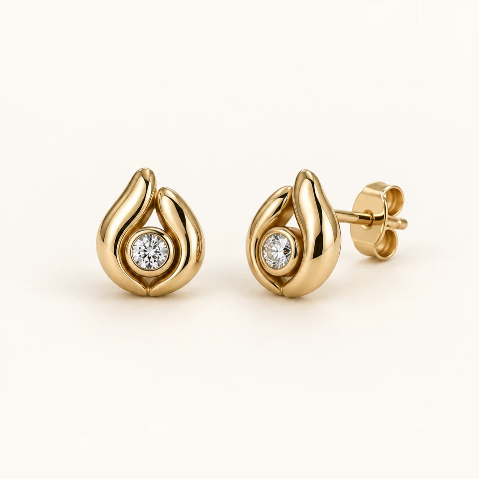 Abrazo materno, aretes