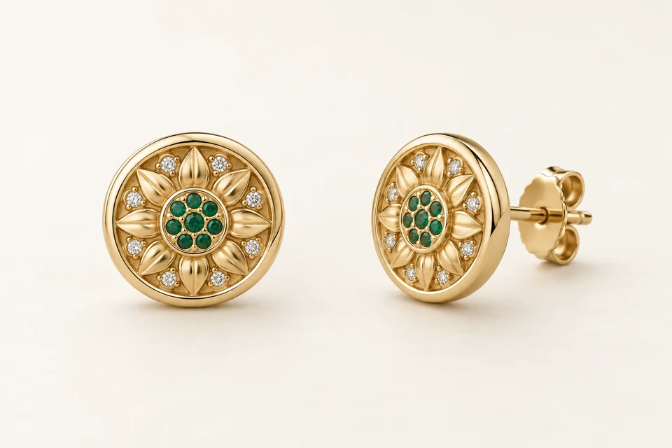 Luz solar, aretes
