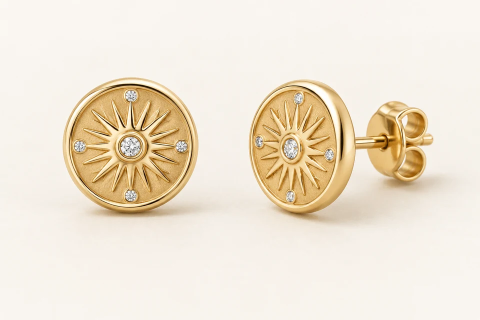 Energía solar, aretes