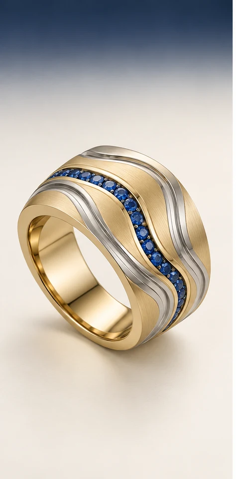 Agua tejida — anillo, anillo