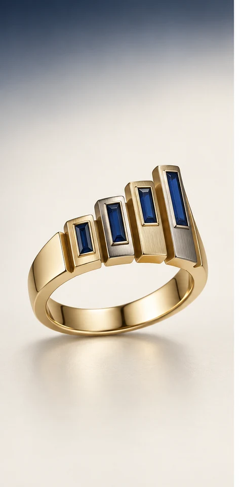 Madera y marea — anillo, anillo