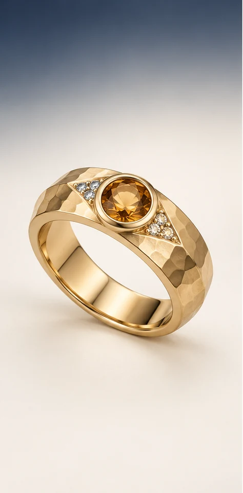 Dulzura solar — anillo, anillo