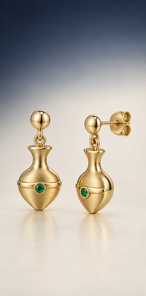 Origen de oro — aretes, aretes