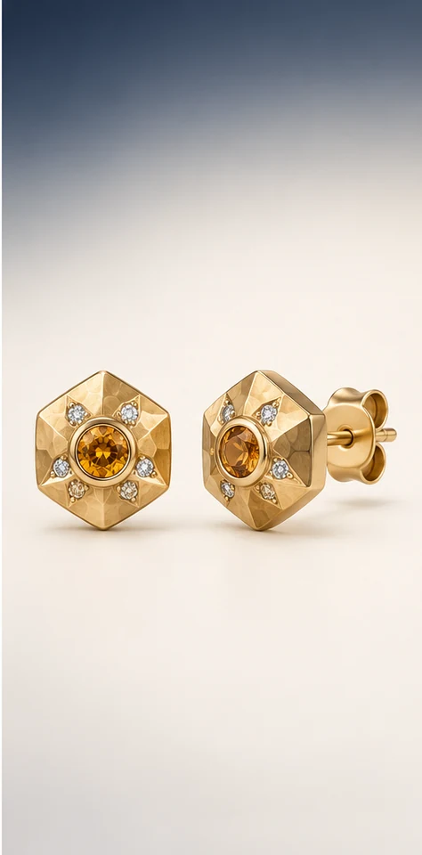Dulzura solar — aretes, aretes